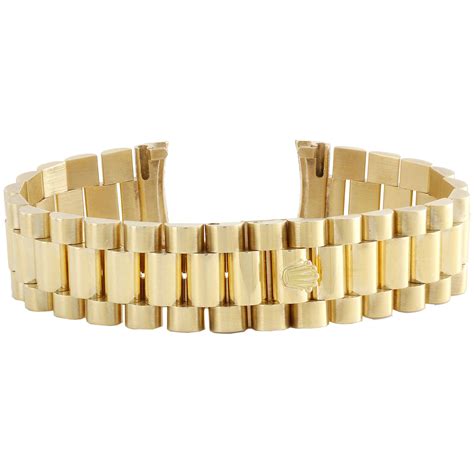 rolex gold band price|18k gold watch band.